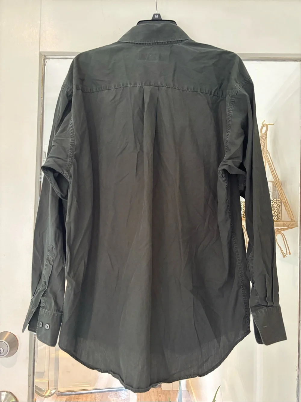 Banana Republic Black Cotton Button Shirt